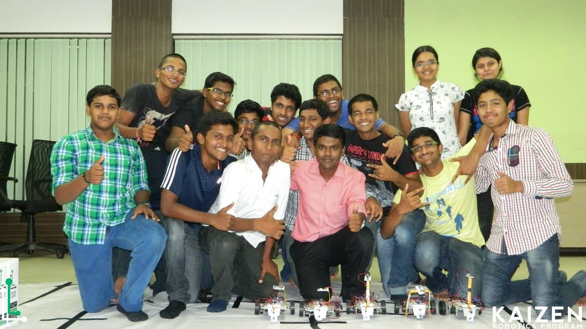 Working with students at Lema Labs
